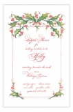 Morris Holly Holiday Party Invitation